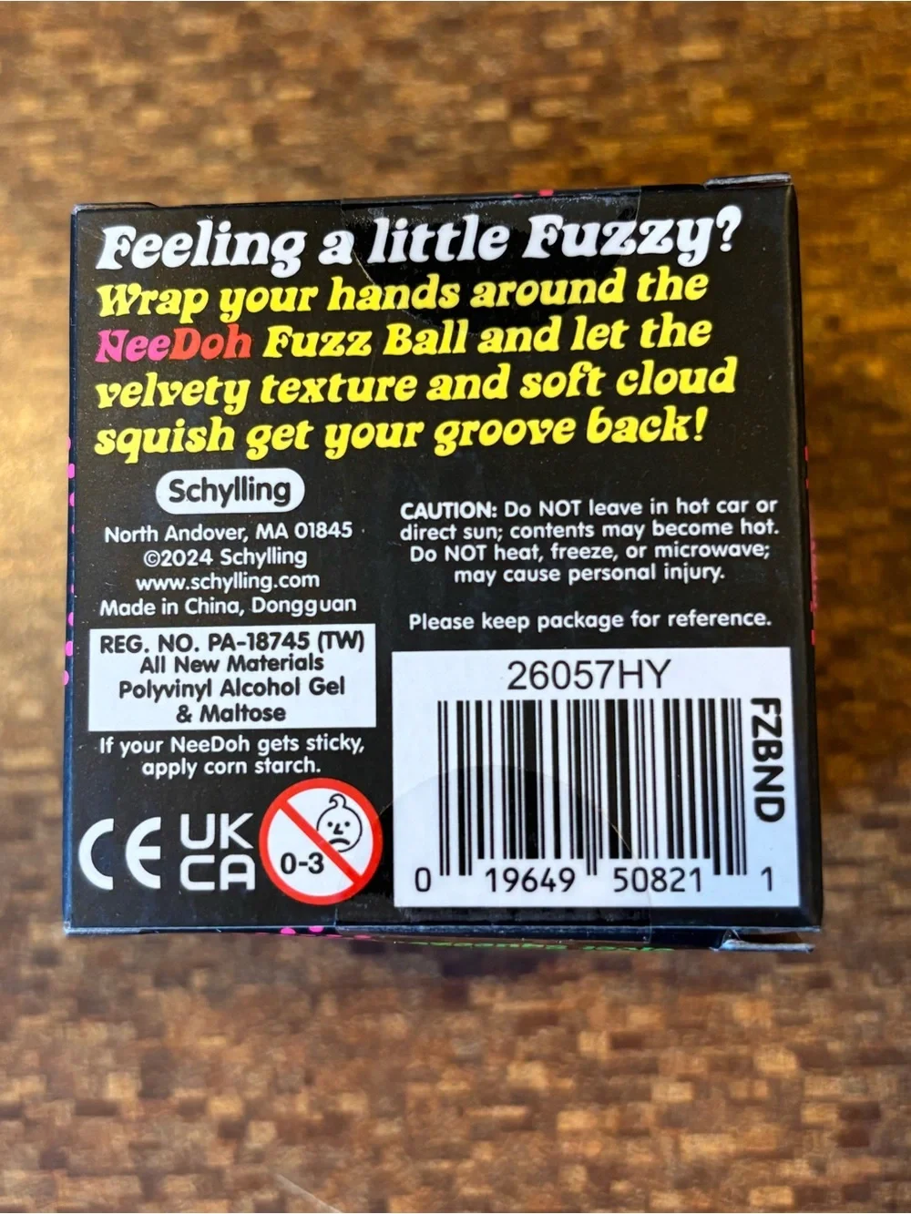 NeeDoh Fuzz Ball - Orange